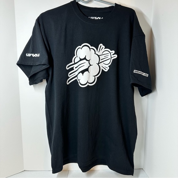 LIV Golf Smash GC original logo and colors from 2022. Men’s Black XL Tee shirt. - Picture 1 of 9